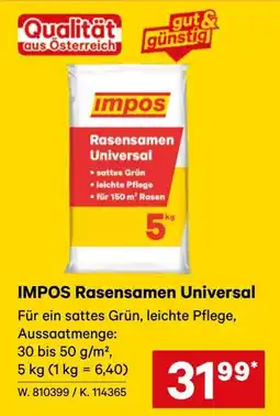 Lagerhaus IMPOS Rasensamen Universal Angebot