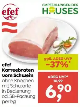 ADEG efef Karreebraten vom Schwein Angebot