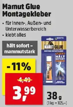 Thomas Philipps Mammut Glue Montagekleber Angebot