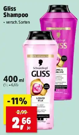 Thomas Philipps Schwarzkopf Gliss Shampoo Angebot