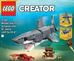 Lego LEGO CREATOR 31381 Wilder Hai mit Schatztruhe Angebot