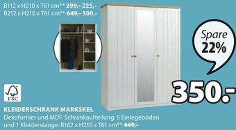 JYSK Kleiderschrank Markskel Angebot