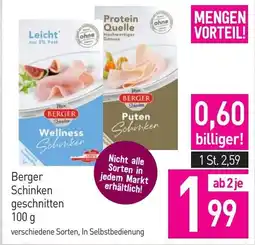 Sutterlüty Berger Schinken geschnitten Angebot