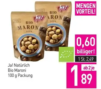 Sutterlüty Ja! Natürlich Bio Maroni Angebot
