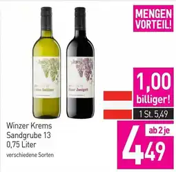 Sutterlüty Winzer Krems Sandgrube 13 Angebot