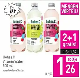 Sutterlüty Hohes C Vitamin Water Angebot