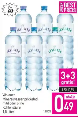 Sutterlüty Vöslauer Mineralwasser prickelnd, mild oder ohne Kohlensäure Angebot