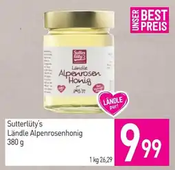Sutterlüty Sutterlüty's Ländle Alpenrosenhonig Angebot