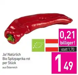 Sutterlüty Ja! Natürlich Bio Spitzpaprika rot Angebot