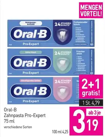 Sutterlüty Oral-B Zahnpasta Pro-Expert Angebot