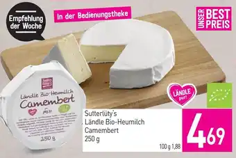 Sutterlüty Sutterlüty's Ländle Bio-Heumilch Camembert Angebot