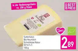 Sutterlüty Sutterlüty's Bio Heumilch Schnittkäse Natur Angebot