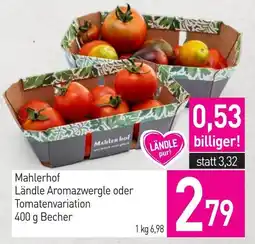 Sutterlüty Mahlerhof Ländle Aromazwergle oder Tomatenvariation Angebot