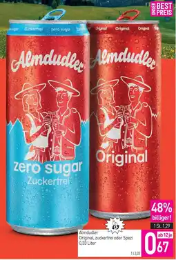 Sutterlüty Almdudler Original Angebot