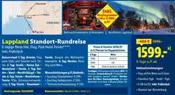 Lidl Reisen Lappland Standort-Rundreise Angebot