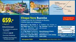 Lidl Reisen Cinque Terre Busreise Angebot