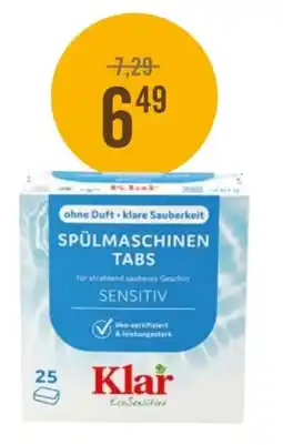 Martin Reformstark Klar Spülmachine Tabs Sensitiv Angebot