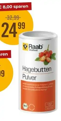Martin Reformstark Raab Hagebutten Pulver Angebot