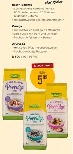 Martin Reformstark Rapunzel Porridge Angebot