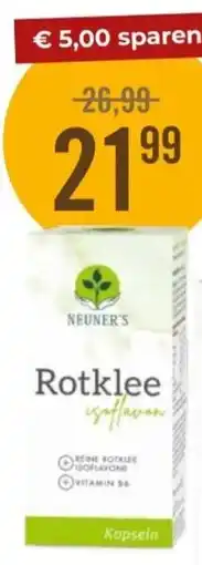 Martin Reformstark Neuner's Rotklee Isoflavone Kapseln Angebot