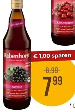 Martin Reformstark Rabenhorst Muttersaft Aronia Angebot