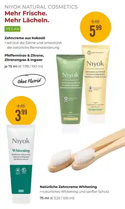 Martin Reformstark Niyok Zahncreme aus Kokosöl Angebot