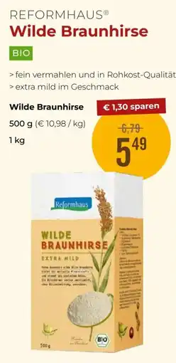 Martin Reformstark Reformhaus Wilde Braunhirse Angebot
