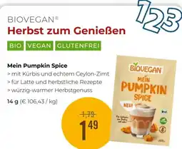 Martin Reformstark Biovegan Mein Pumpkin Spice Angebot