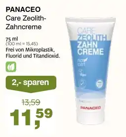 Prokopp Panaceo Care Zeolith-Zahncreme Angebot