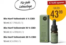 Martin Reformstark Bio Hanf Vollextrakt 10 % CBD Angebot