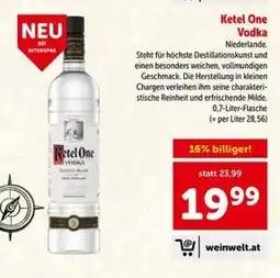 Interspar Ketel One Vodka Angebot
