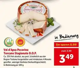 Interspar Val d'Apsa Pecorino Toscano Stagionato D.O.P. Angebot