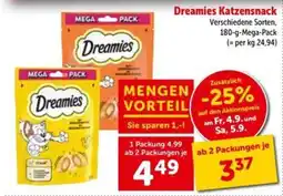Interspar Dreamies Katzensnack Angebot
