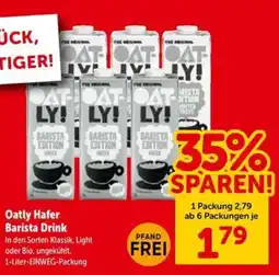 Interspar Oatly Hafer Barista Drink Angebot