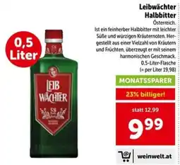 Interspar Leibwächter Halbbitter Angebot