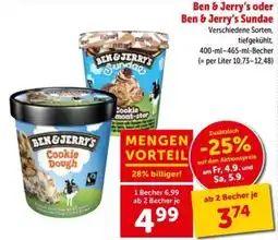 Interspar Ben & Jerry's Cookie Dough Angebot