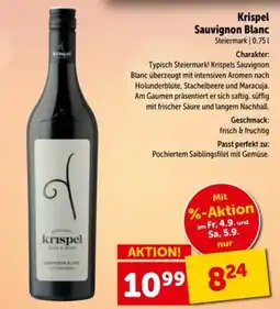 Interspar Krispel Sauvignon Blanc Angebot