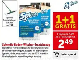 Interspar Splendid Boden-Wischer-Ersatzbezug Angebot