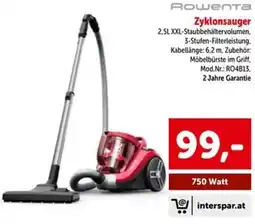 Interspar Rowenta Zyklo sauger Angebot