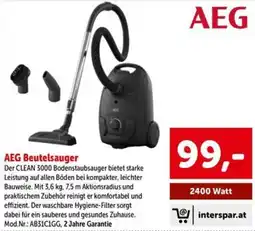 Interspar AEG Beutelsauger Angebot