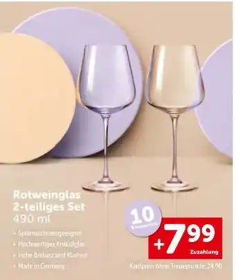 Interspar Rotweinglas 2-teiliges Set Angebot