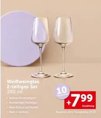 Interspar Weißweinglas 2-teiliges Set Angebot