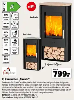 Hagebau Fireplace Kaminofen „Tuvalu" Angebot
