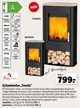 Fireplace Kaminofen „Tuvalu"