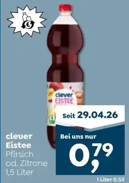 ADEG clever Eistee Pfirsich od. Zitrone Angebot