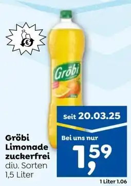 ADEG Gröbi Limonade zuckerfrei Angebot