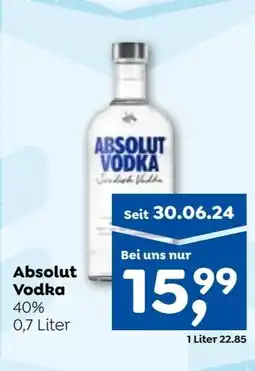ADEG Absolut Vodka Angebot