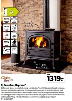 Hagebau Globe fire Gussofen „Neptune“ Angebot