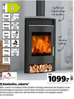 Hagebau Kaminofen „Jakarta“ von Fireplace Angebot