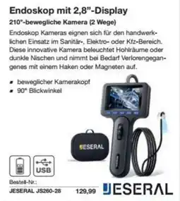 Reichelt Endoskop mit 2,8"-Display Angebot